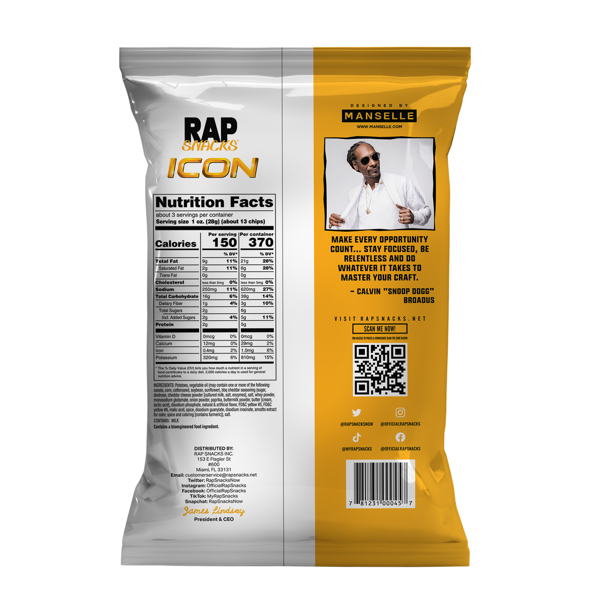 Snoop Dogg | OG Bar-B-Que Cheddar(6 Bags) – OFFICIAL RAP SNACKS