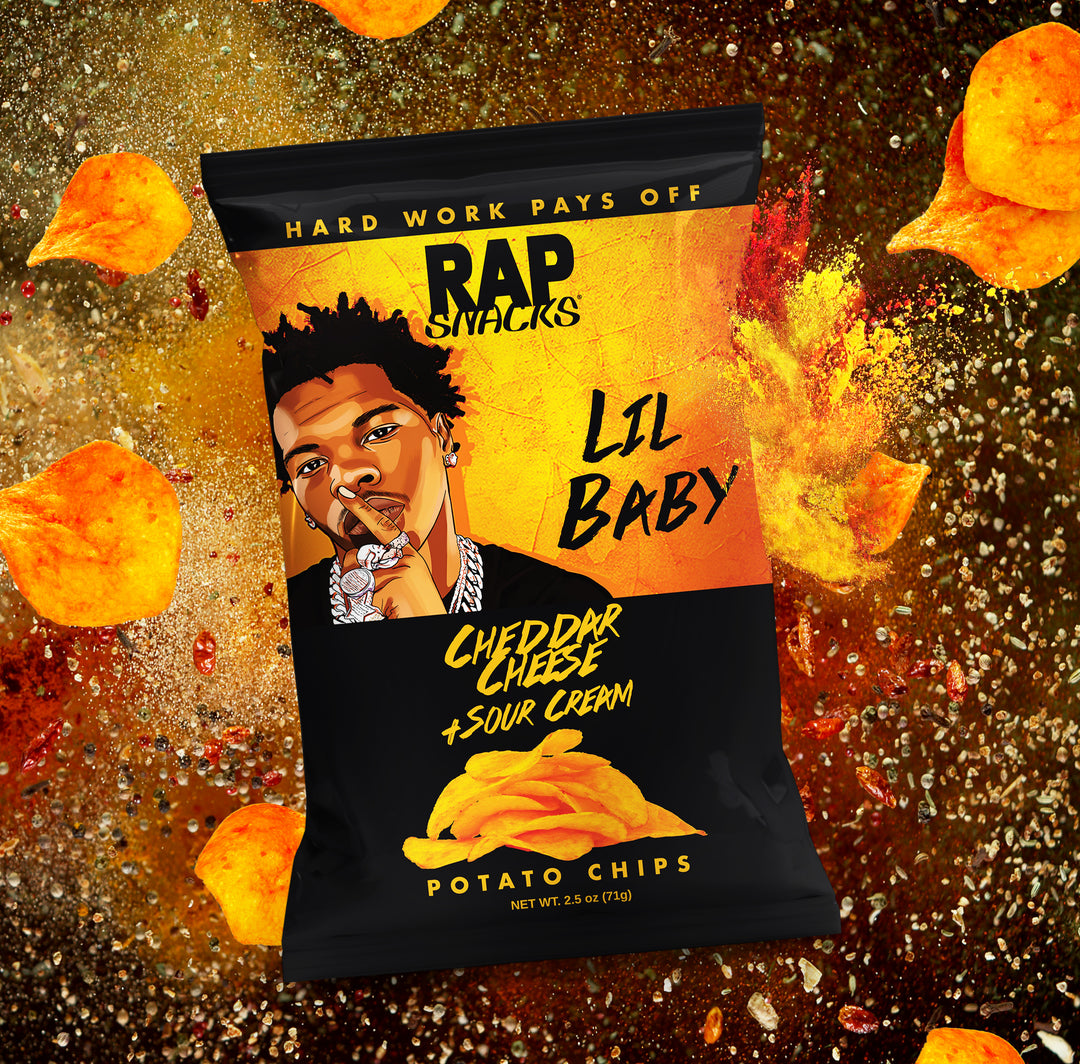 Lil Baby | Cheddar Cheese + Sour Cream Potato Chips (6 Bags) – OFFICIAL ...